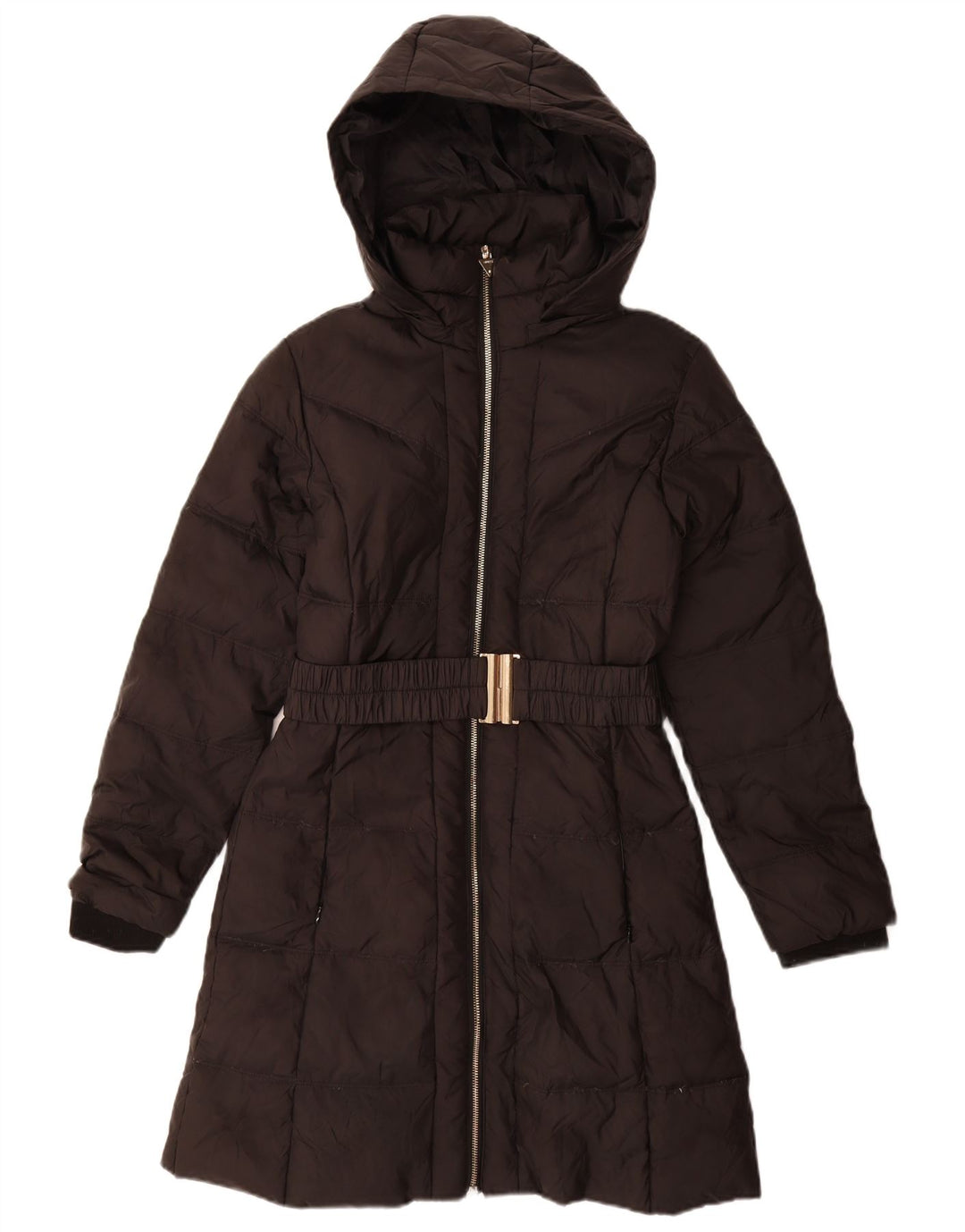 Guess Abrigo Acolchado Con Capucha Niña 15-16 Años Negro Poliéster