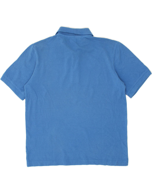 KAPPA Mens Polo Shirt Medium Blue Cotton