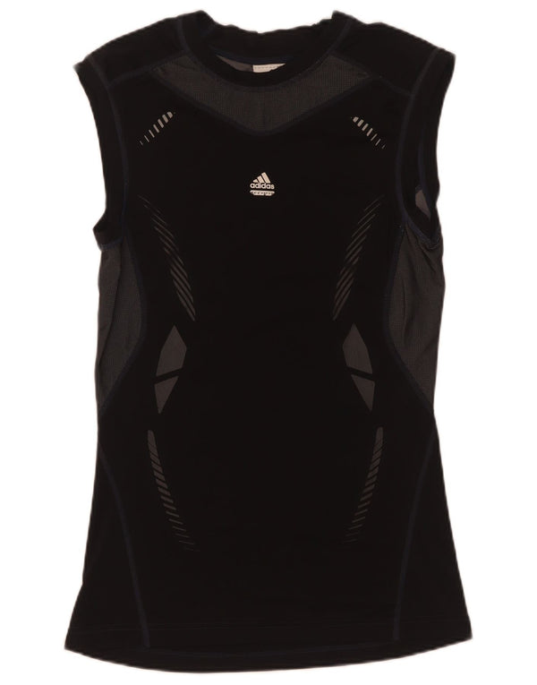 Adidas Hombre Climacool Graphic Vest Top Medio Negro Colorblock Poliéster