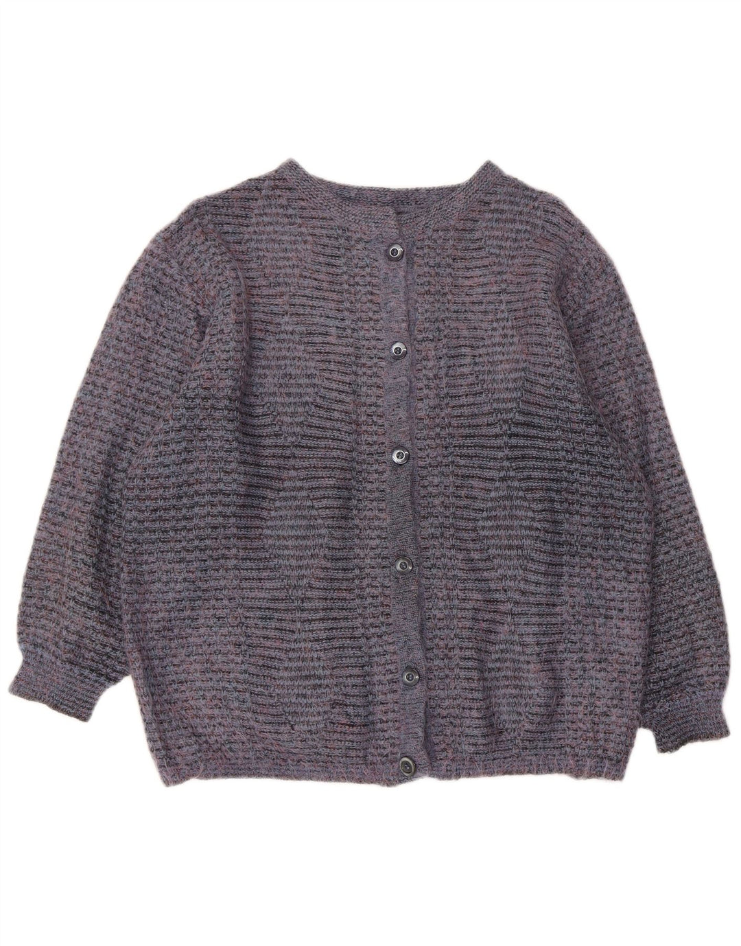 Vintage mujer Cardigan suéter Reino Unido 16 azul grande