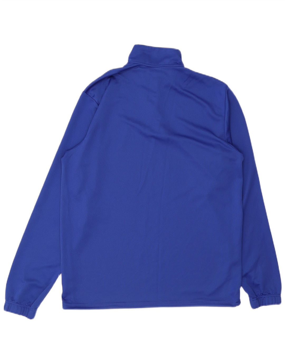 Adidas Hombre Aeroready Top Gráfico con Cuello con Cremallera Manga Larga Grande Azul Poliéster