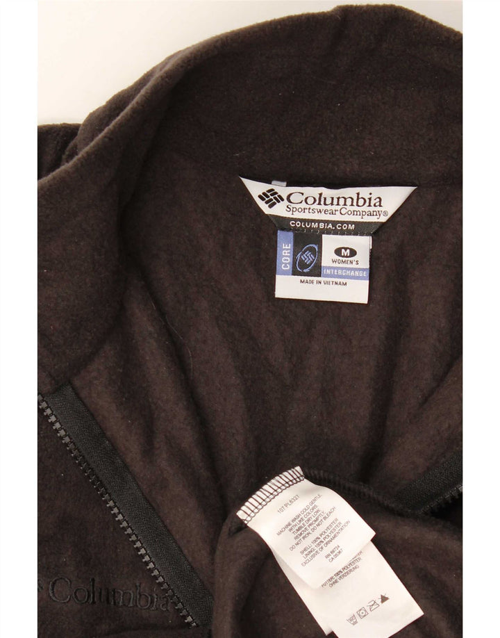 Columbia Chaqueta Polar Mujer UK 44 Mediana Negro Poliéster Deportes