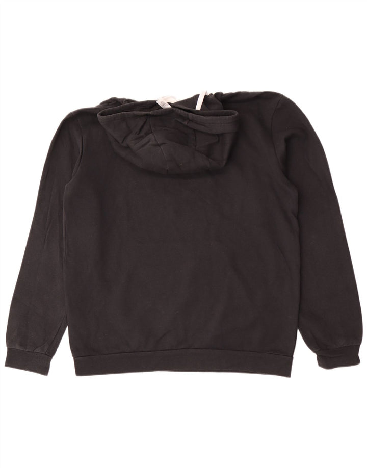 Adidas Hombre Sudadera Con Capucha Jumper Medium Negro Algodón