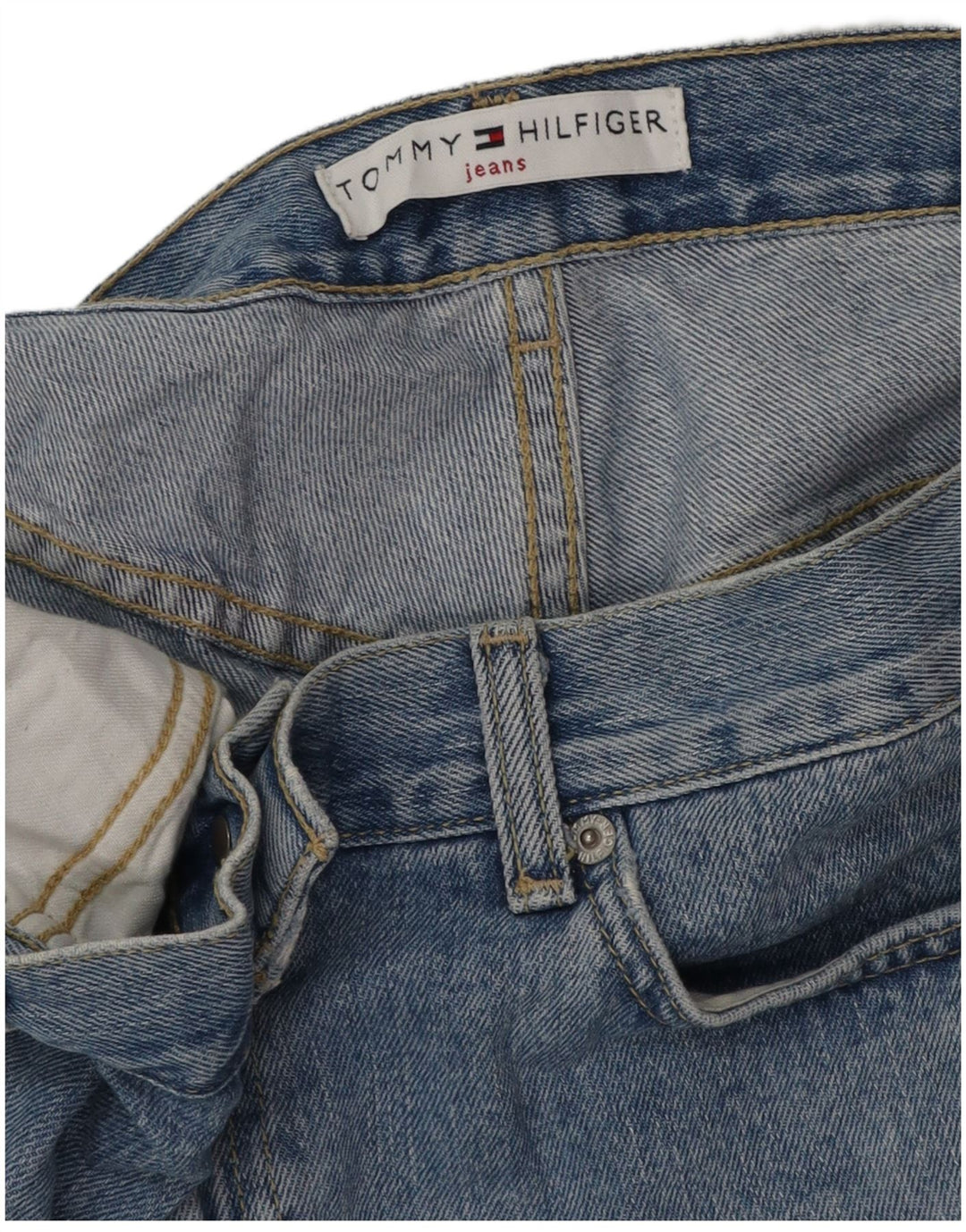 Tommy Hilfiger Pantalones cortos vaqueros para mujer W36 XL Azul