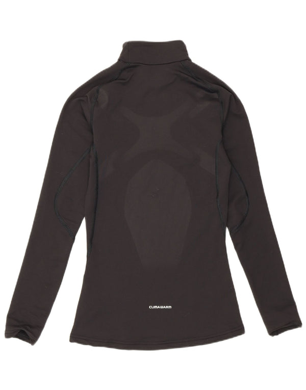 Adidas Mujer Climawarm Top Manga Larga UK 4 XS Negro Nylon