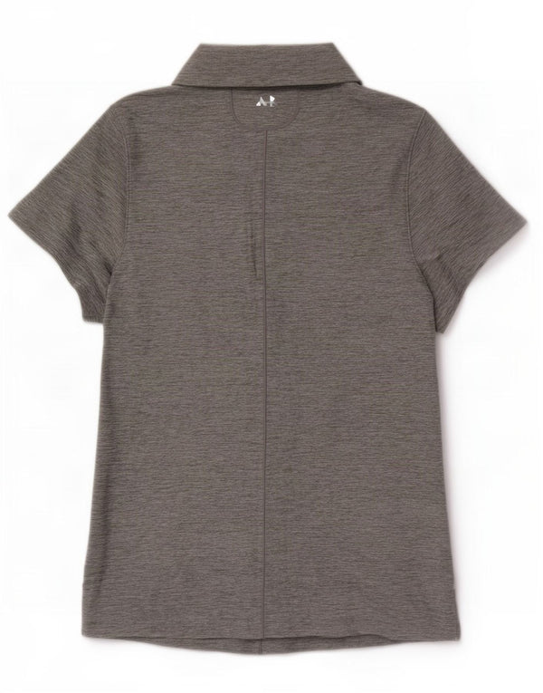 Under Armour Polo Heat Gear para mujer Reino Unido 44 Poliéster moteado gris grande