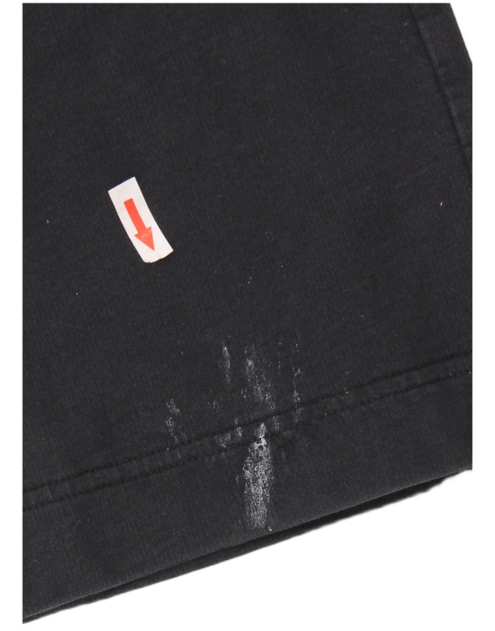 ADIDAS Pantalones de chándal para mujer UK 12 Mediano Negro Algodón