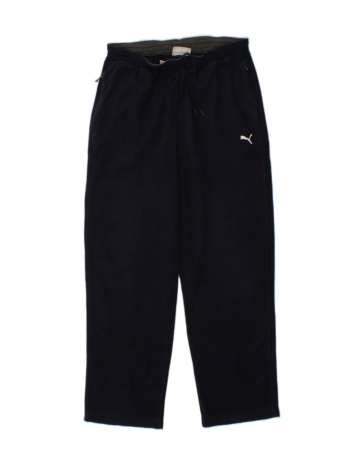 PUMA Mens Tracksuit Trousers Medium Navy Blue Polyester Vintage Puma and Second-Hand Puma from Messina Hembry 