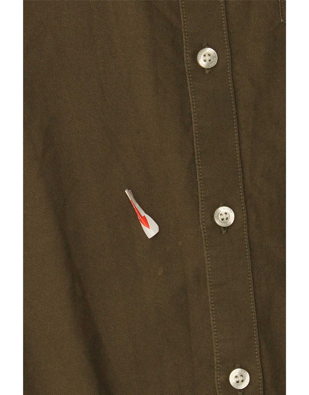 Fred Perry Camisa Regular Fit De Manga Corta Para Hombre Algodón Verde Pequeño