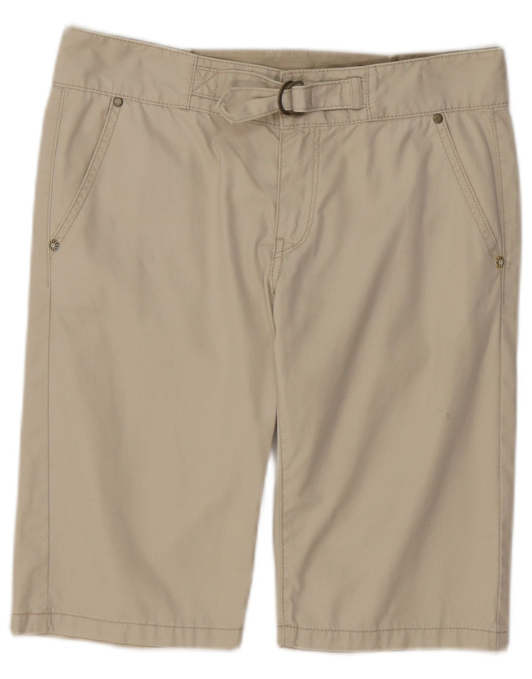 Pantalones cortos chinos Replay W28 de algodón beige medio para mujer