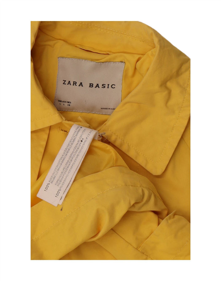Zara Chaqueta Bomber para Mujer UK 46 Grande Algodón Amarillo