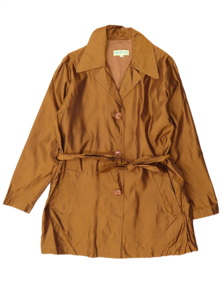 Conbipel Gabardina extragrande para mujer UK 10 Small Marrón Poliamida