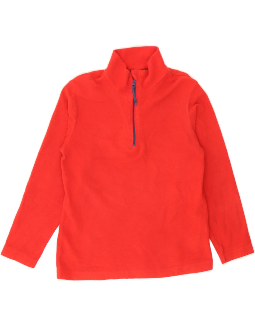 MOUNTAIN WAREHOUSE Boys Zip Neck Fleece Jumper 9-10 Years Red Polyester Vintage Mountain Warehouse and Second-Hand Mountain Warehouse from Messina Hembry 