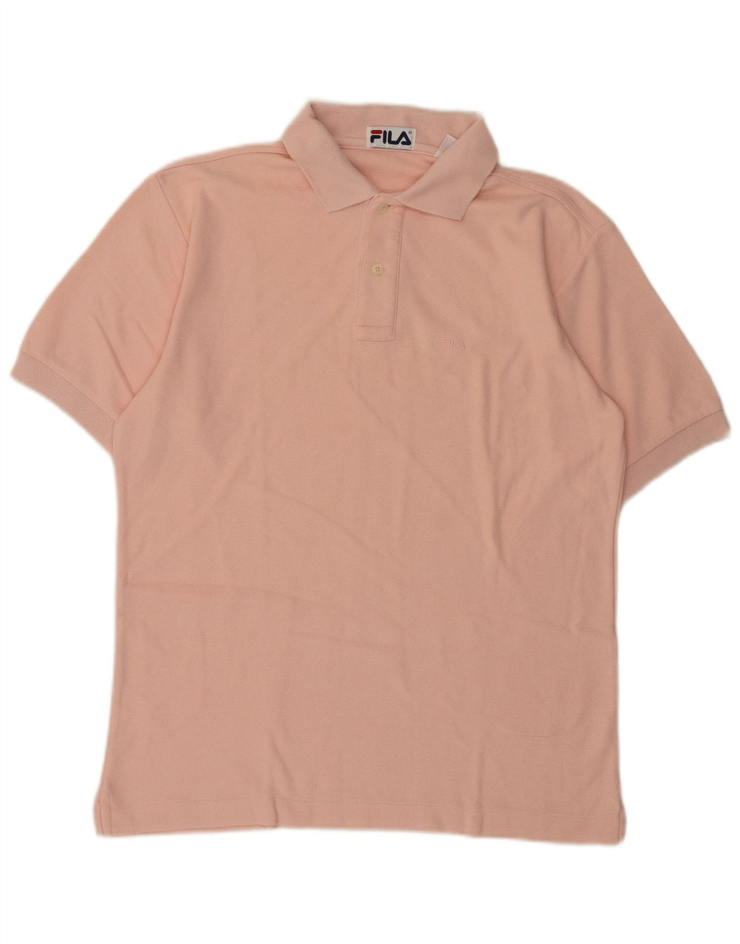 Fila Polo Hombre IT 46 Pequeño Algodón Rosa
