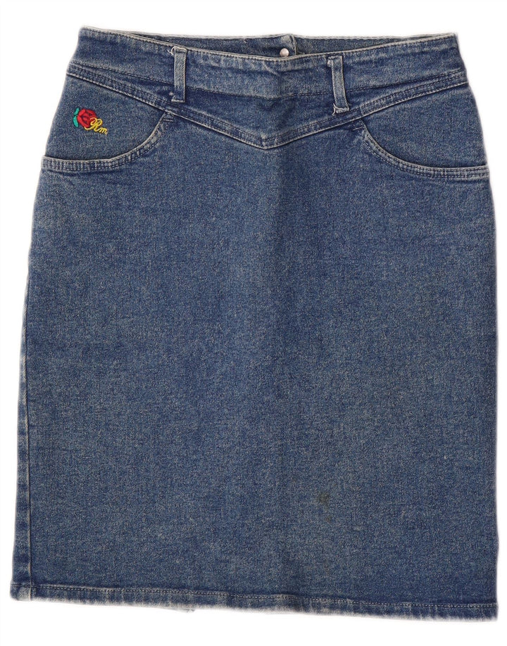 MASH Falda vaquera para mujer IT 42 Medium W32 Algodón azul