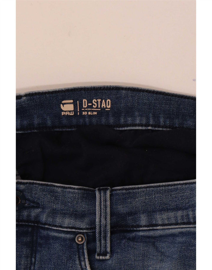 Vaqueros ajustados desgastados para hombre G-Star W34 L32 Azul