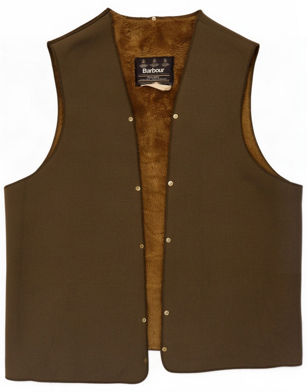 Barbour Mens Sherpa Liner Gilet UK 46 Pequeño Caqui Acrílico