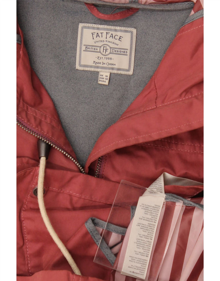 Parka extragrande con capucha para mujer de Fat Face UK 40 Small Poliéster rojo