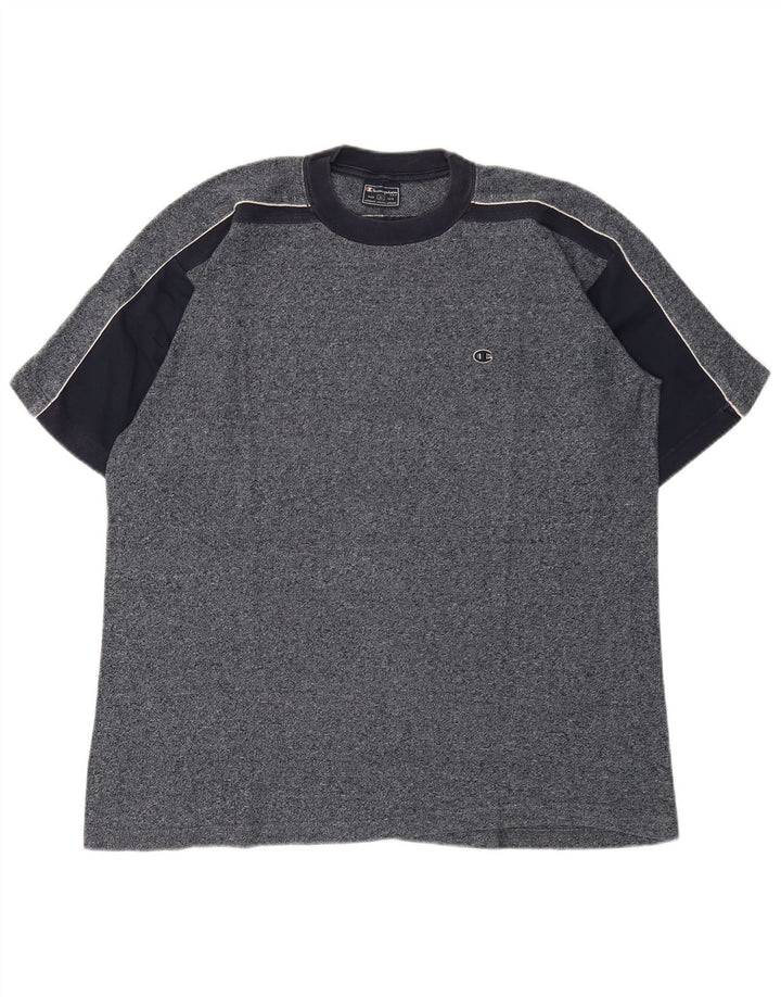 Champion Camiseta Hombre Top XL Azul Marino Moteado