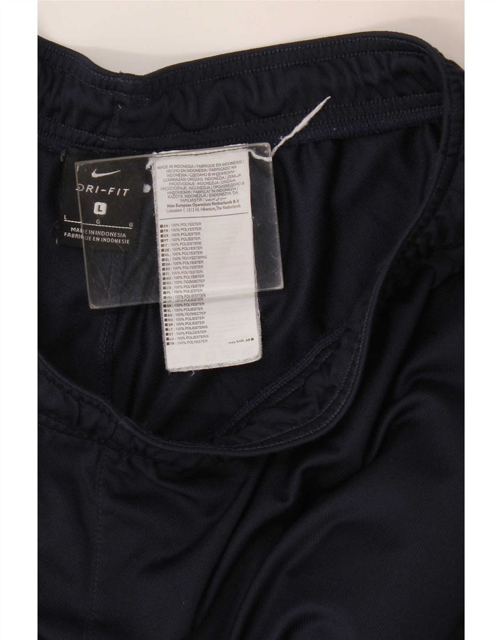 Nike - Pantalones de chándal Dri Fit para hombre, talla grande, poliéster, color azul marino