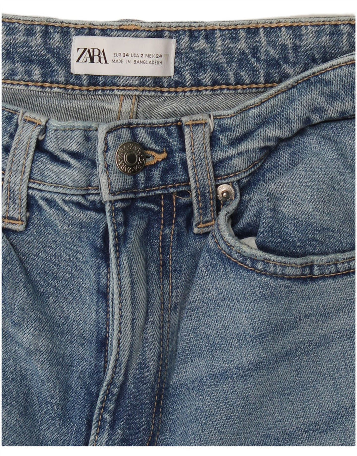Zara Vaqueros Bootcut Mujer EU 34 2XS W24 L26 Azul
