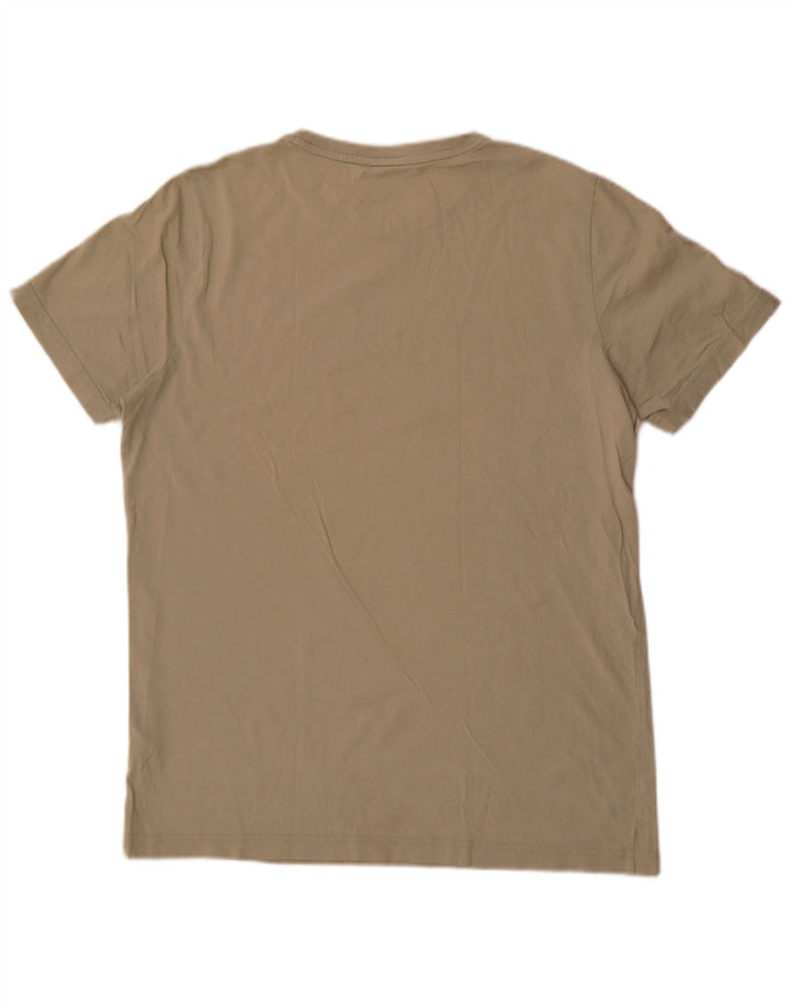 Puma Camiseta gráfica para hombre Top de algodón gris medio