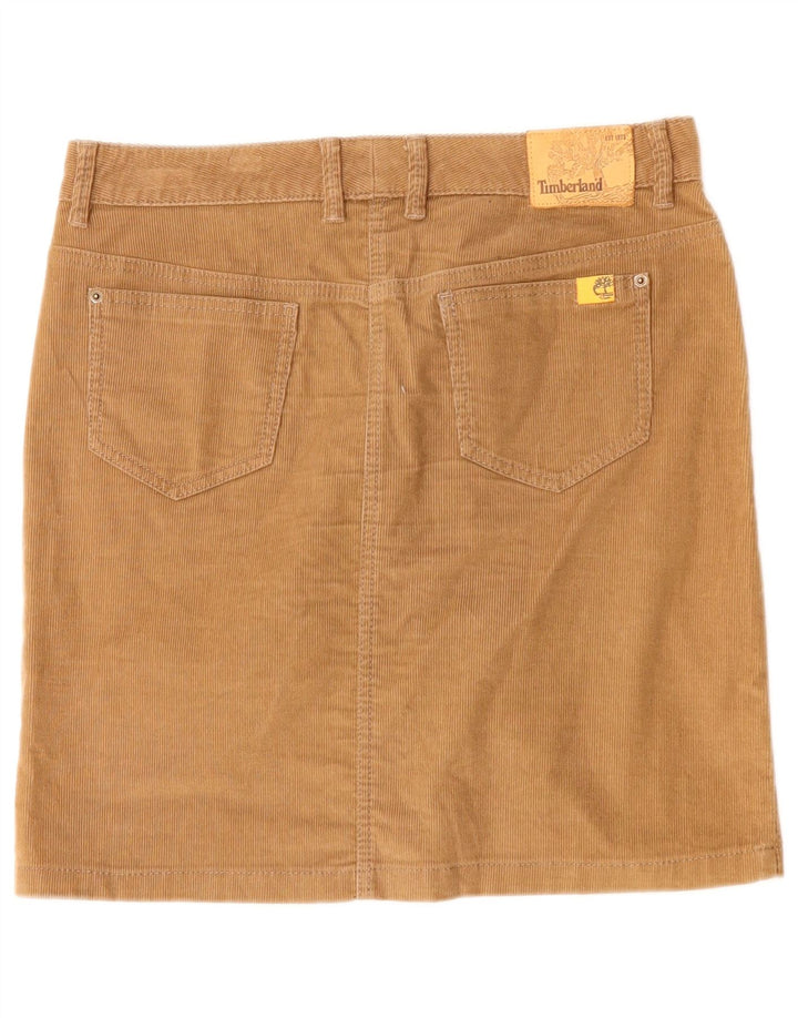 Falda De Pana Timberland Mujer W29 Algodón Beige Medio