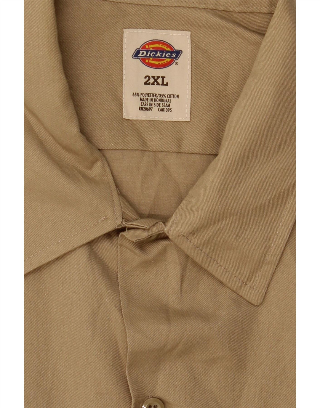 Camisa Dickies Hombre 2XL Marrón Poliéster