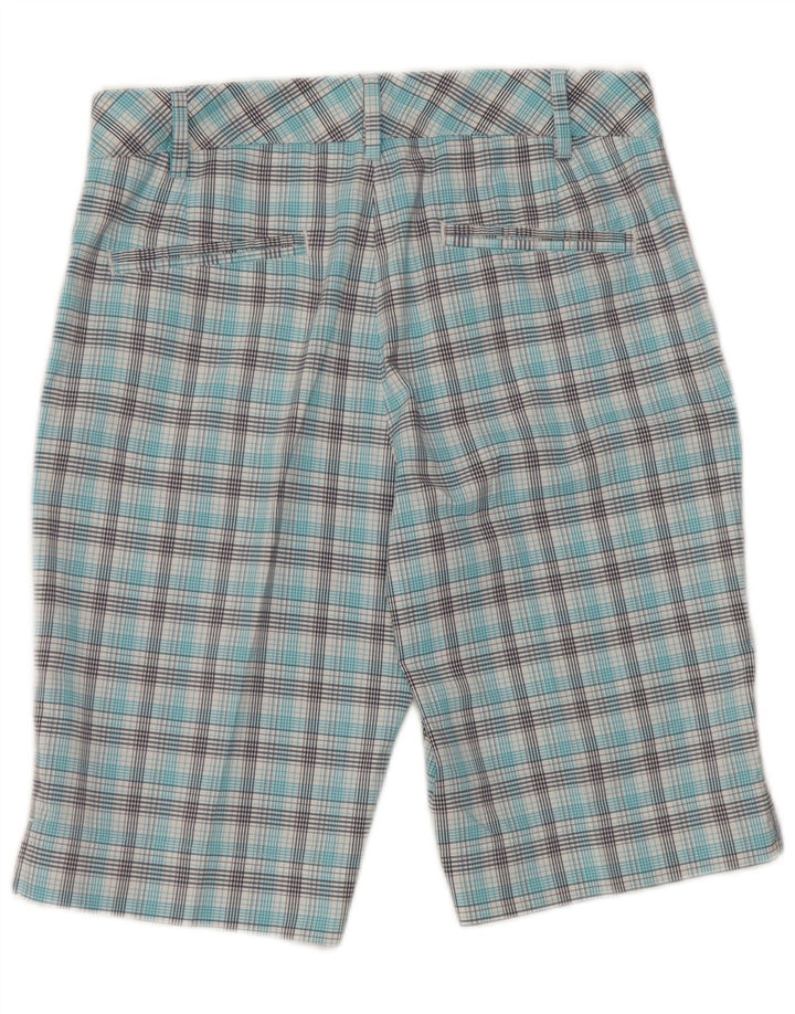 Puma Pantalones cortos chinos para hombre UK 8 Small W28 Blue Check