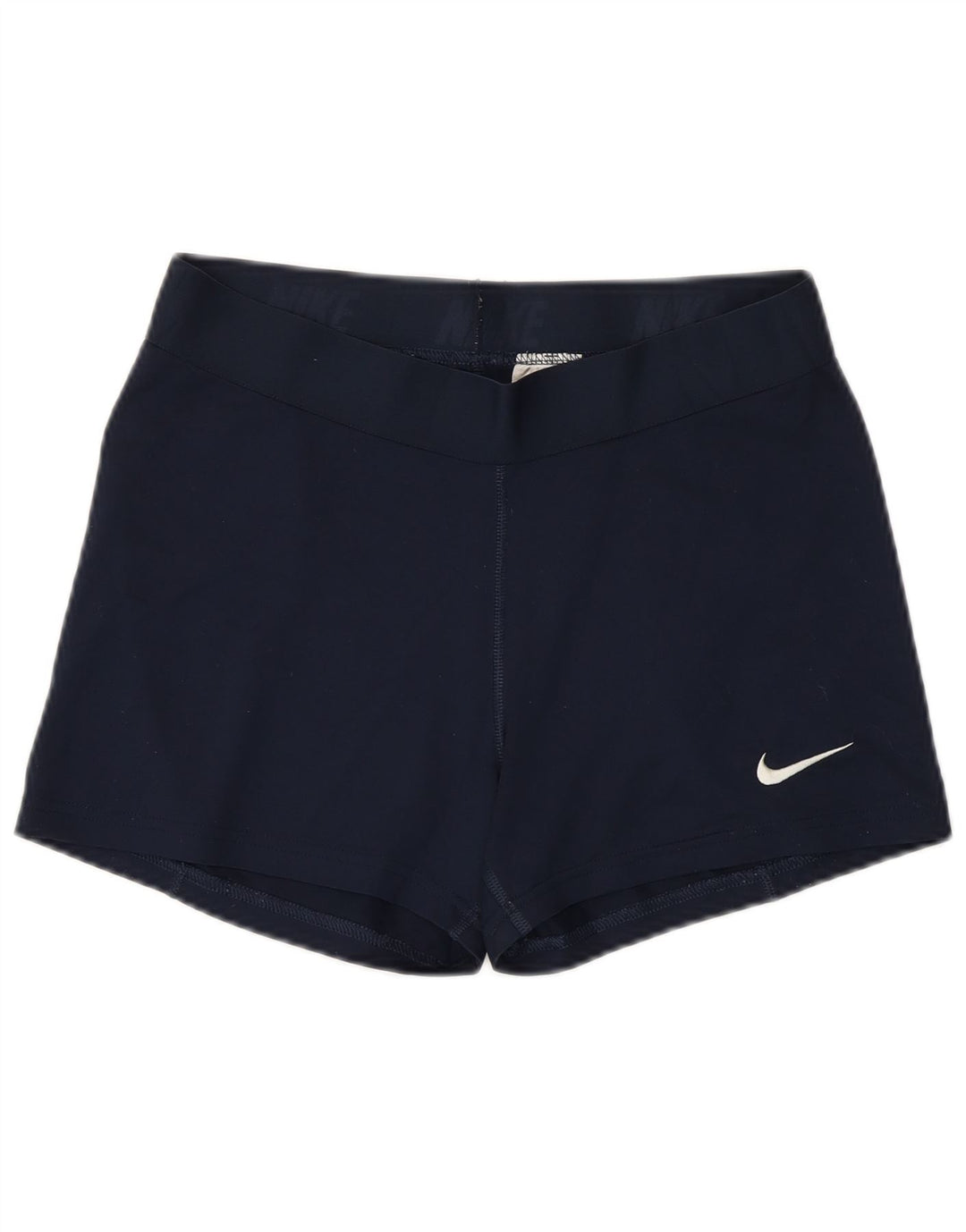 NIKE Pantalones cortos deportivos Dri Fit para mujer UK 40 Grande Poliéster azul marino