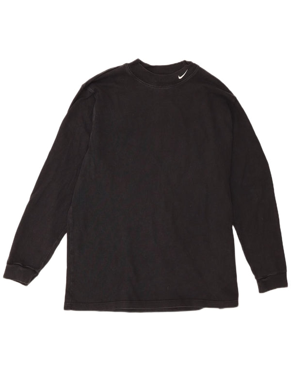Nike Mens Top Long Sleeve XL Black Cotton