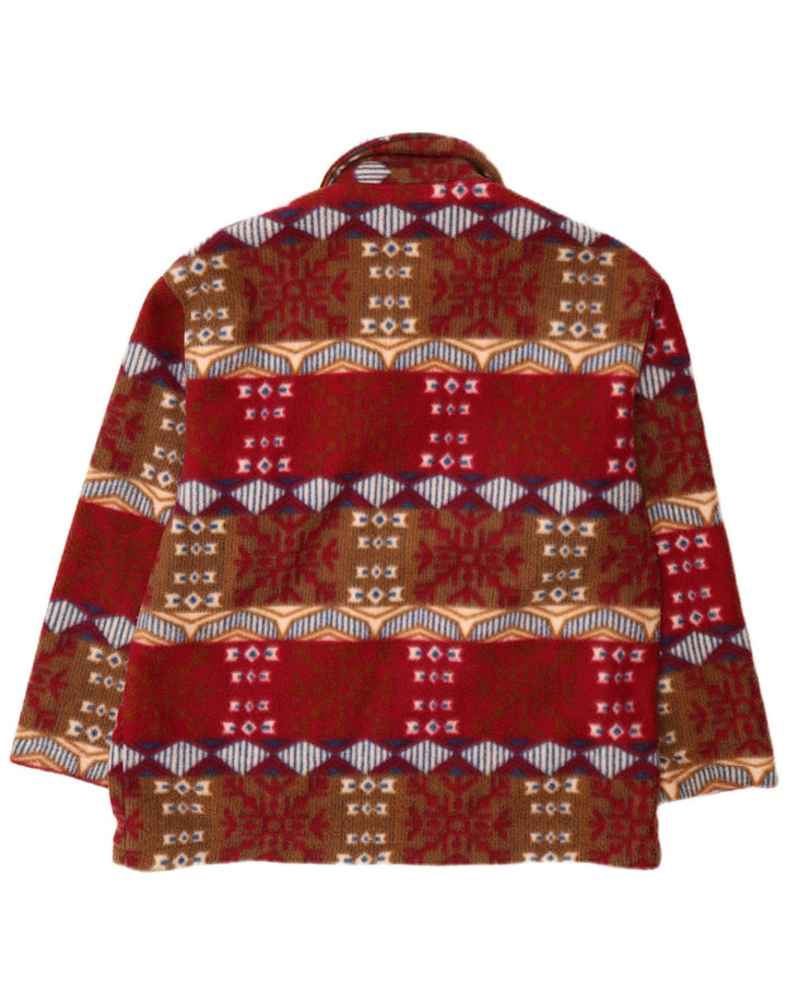 Vintage hombres bomber chaqueta Reino Unido 42 XL multicolor Fair Isle