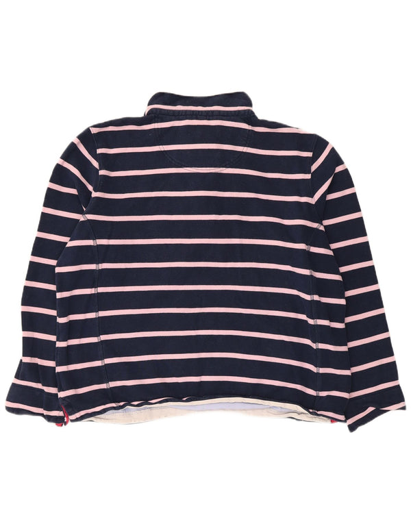 Crew Clothing - Sudadera extragrande para mujer, talla 40, XL, color azul marino a rayas
