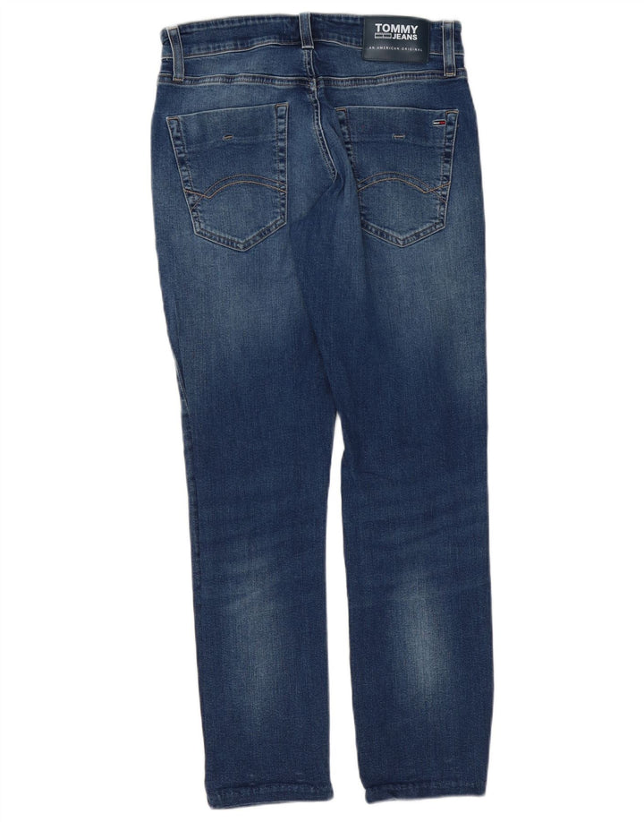 Tommy Hilfiger Vaqueros Slim para Hombre W30 L28 Algodón Azul