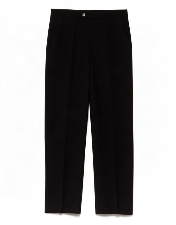 Zara Pantalón chino recto para hombre EU 38 Small W30 L33 Poliéster negro