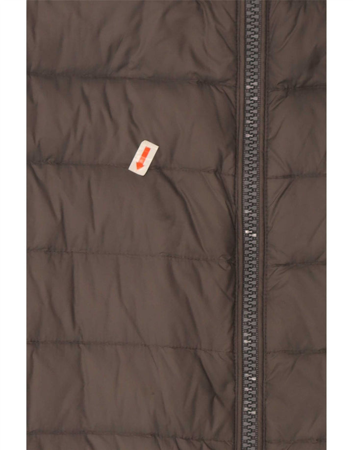 Tommy Hilfiger Chaqueta acolchada para hombre UK 40 Large Grey Nylon