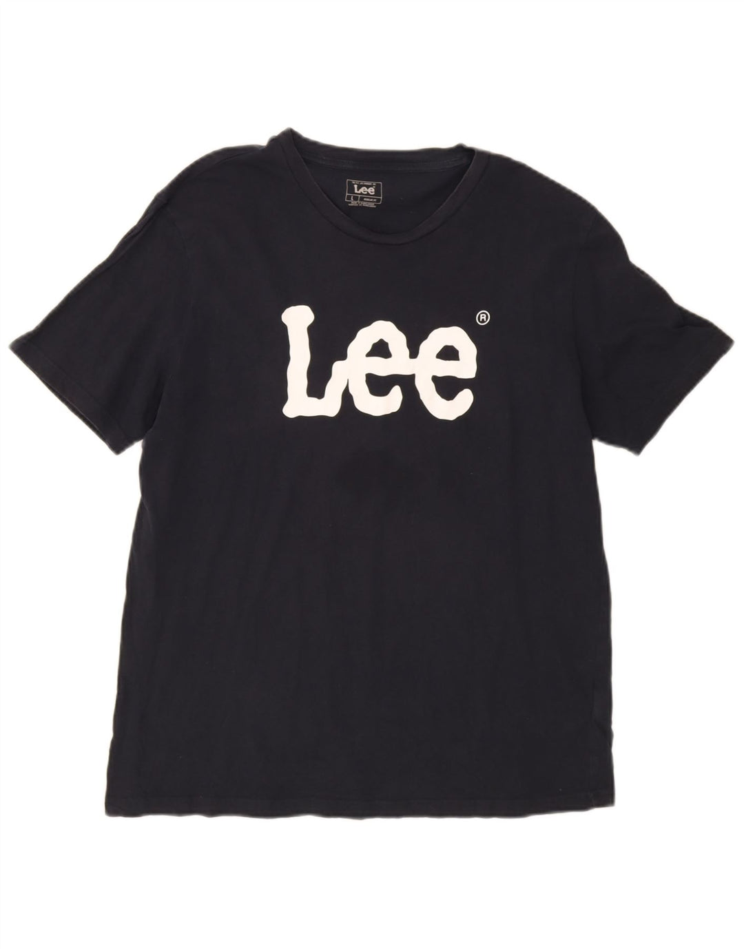 Lee - Camiseta gráfica para hombre, talla grande, algodón azul marino
