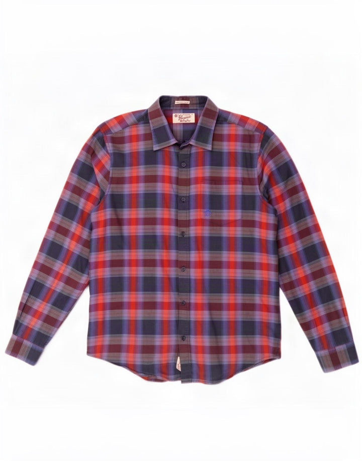 Camisa de corte slim Heritage Heritage de Penguin para hombre, talla mediana, cuadros multicolores