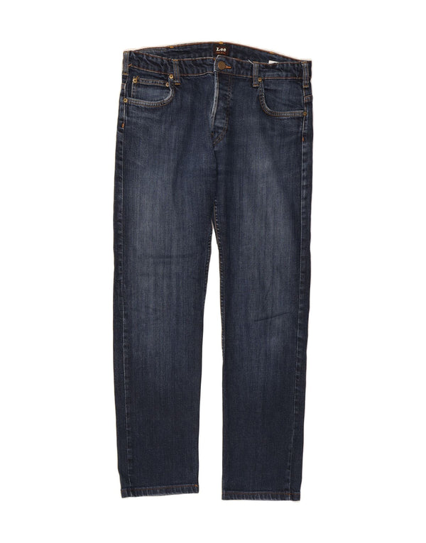 Vaqueros rectos Powell para mujer LEE W34 L30 Algodón azul marino