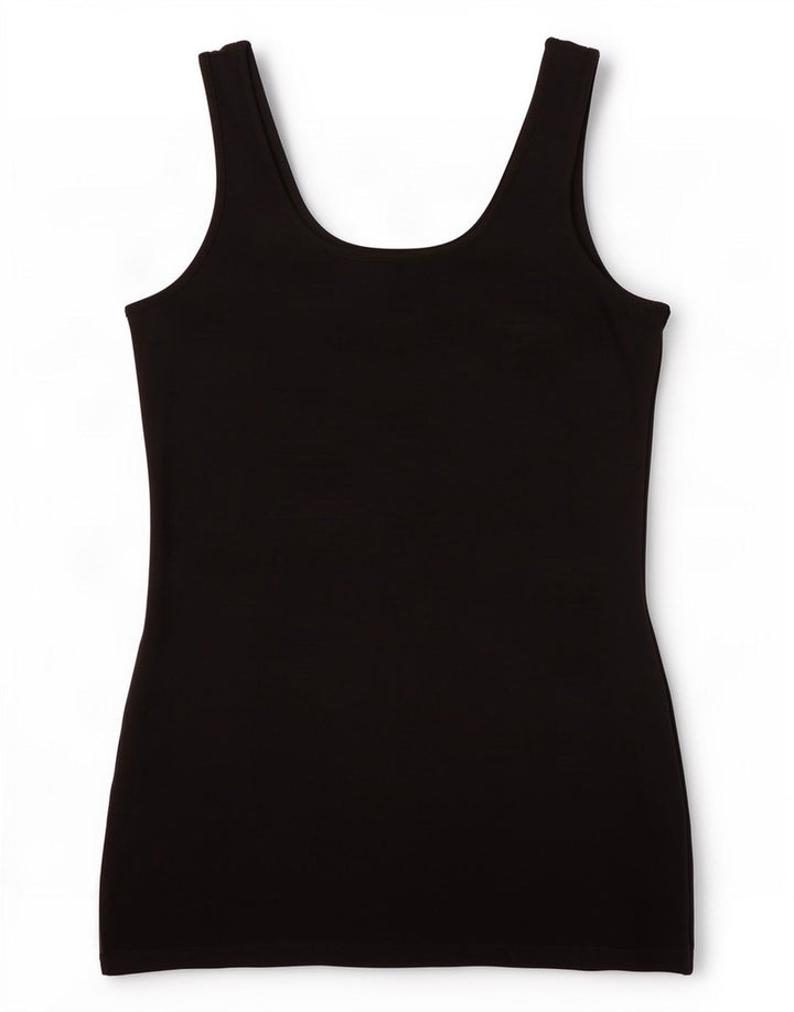 Top sin mangas para mujer Lipsy UK 42 Medium Black Viscosa