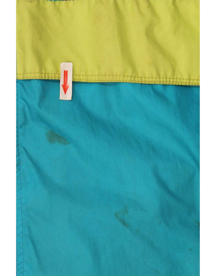 Shamp Chaqueta impermeable con capucha para hombre EU 48/50 Medium Multicolor Colourblock