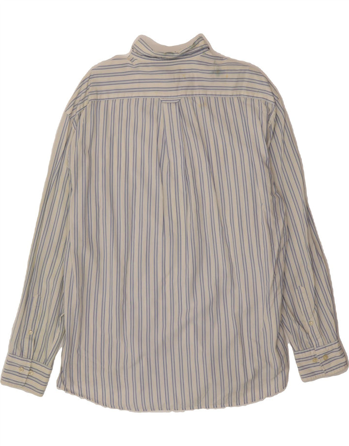 GANT Mens Shirt XL Blue Striped Cotton Vintage Gant and Second-Hand Gant from Messina Hembry 