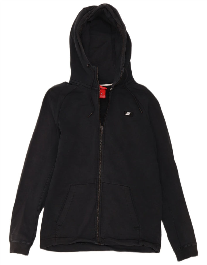 Nike - Sudadera con capucha y cremallera para hombre, color negro mediano