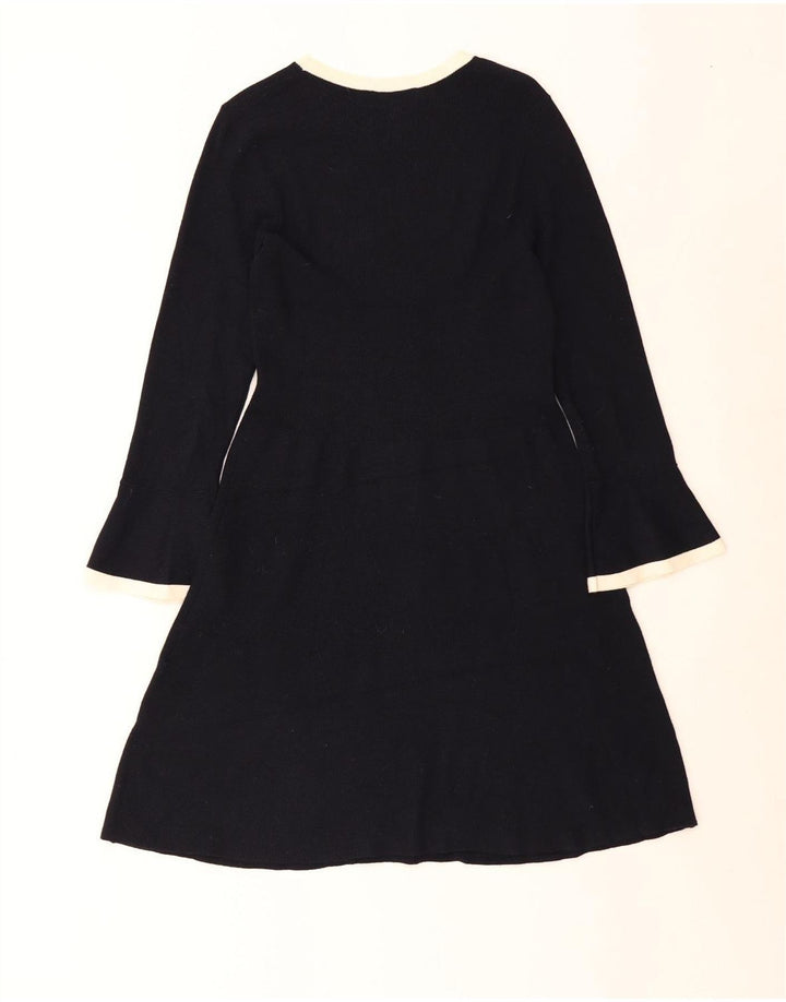 Hobbs Vestido tipo jersey para mujer UK 12 Medium Azul marino Rayón