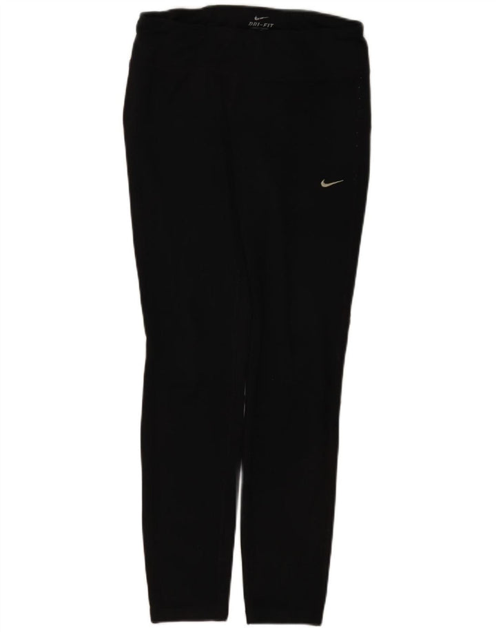 Nike Leggings Dri Fit para mujer UK 12 Mediano Negro Poliéster