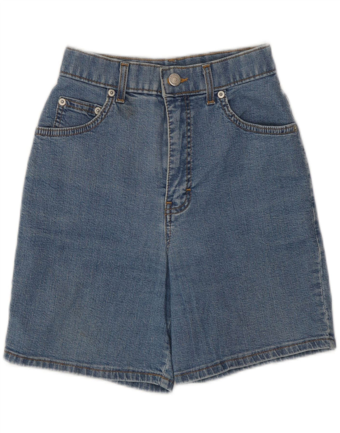 Marks & Spencer Pantalones cortos vaqueros para mujer UK 8 Small W23 Algodón azul