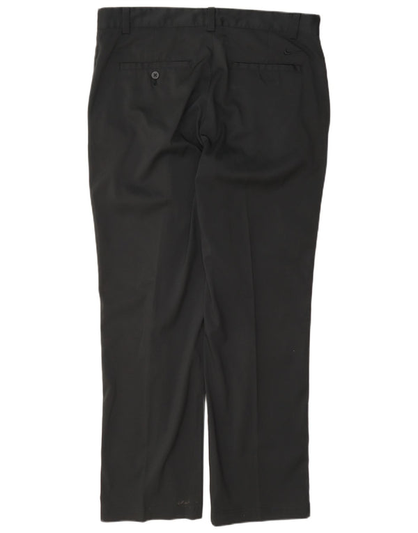 Pantalón chino recto de golf para hombre Nike W32 L30 Poliéster negro