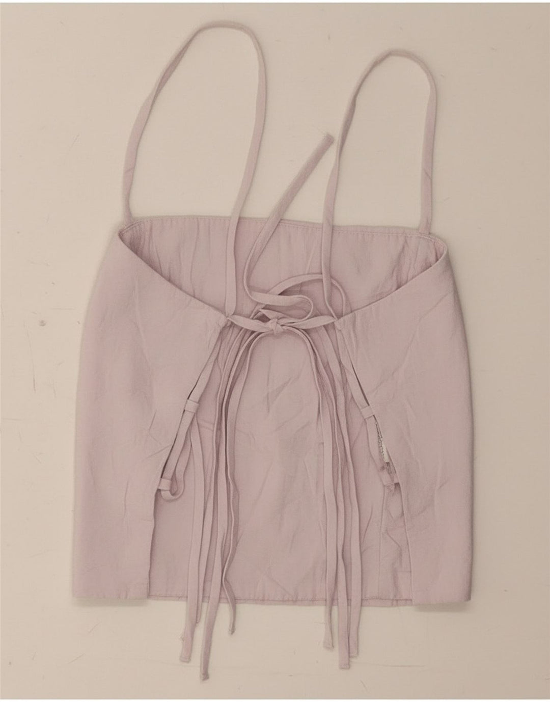 Zara Mujer Crop Corset Top Reino Unido 8 Pequeño Morado Modal