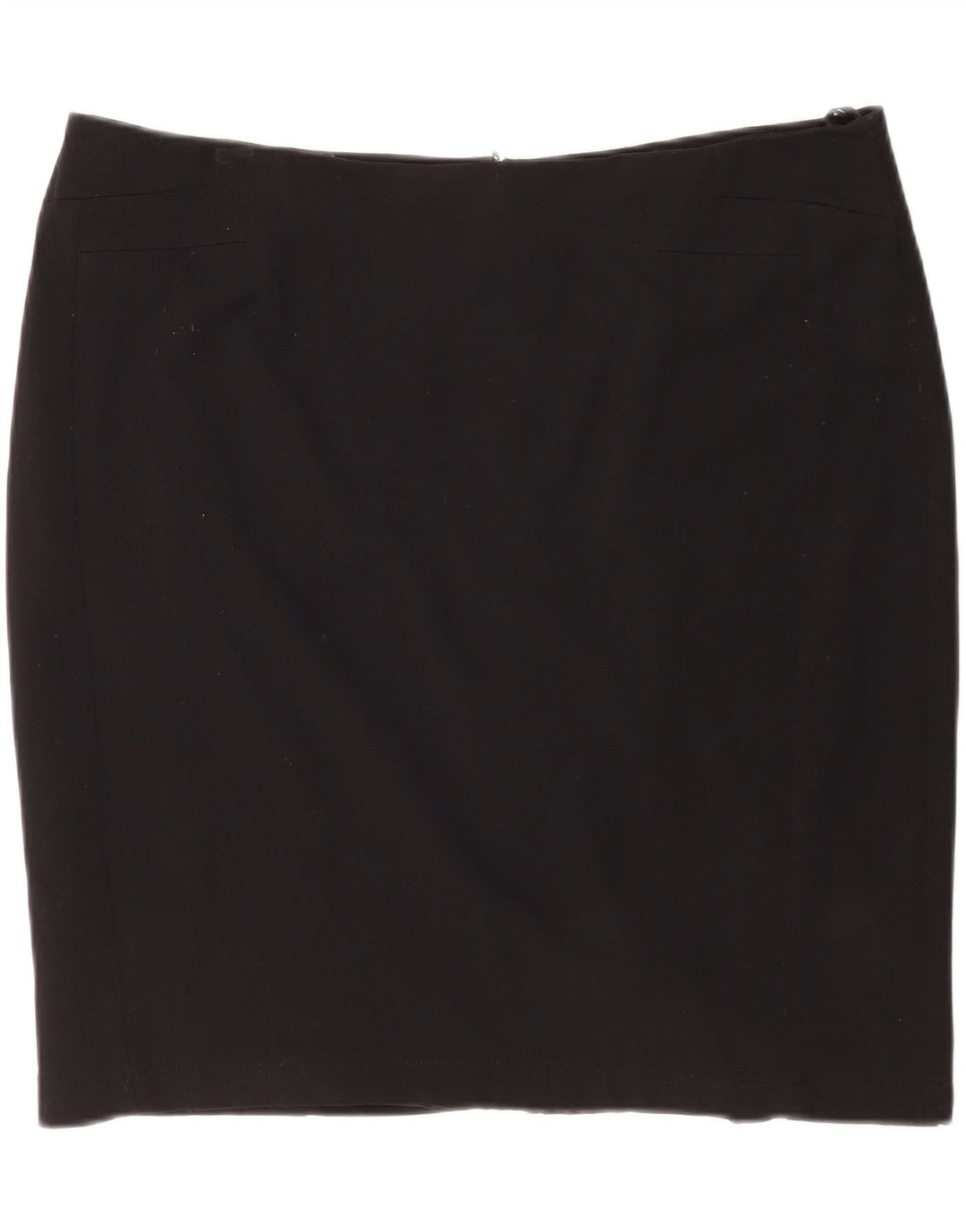 Falda lápiz para mujer Marks & Spencer UK 20 2XL W38 Poliéster negro