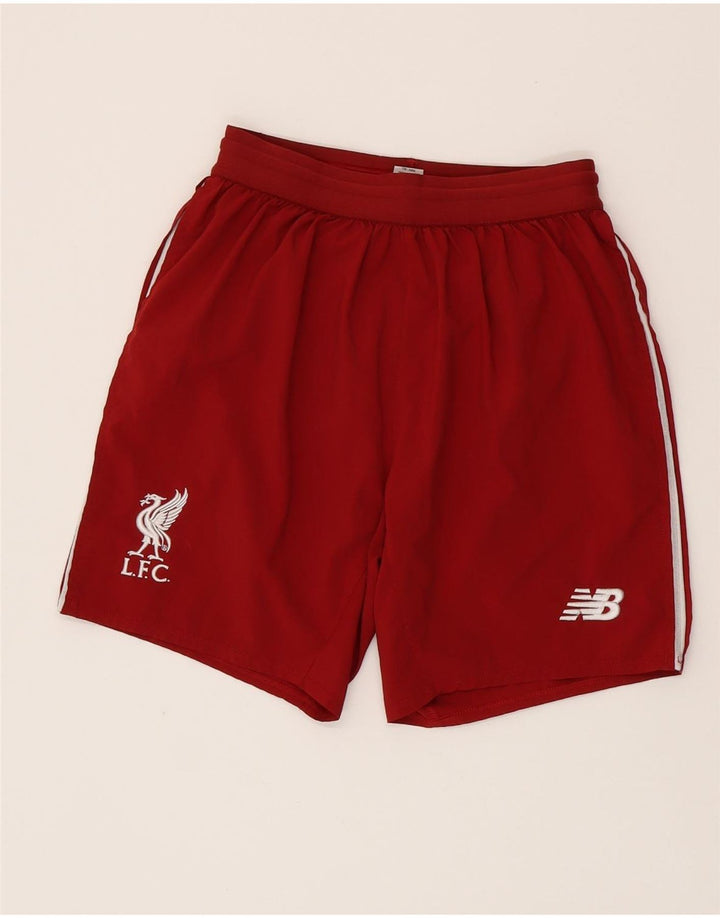NEW BALANCE Pantalones cortos deportivos Liverpool Graphic para niños 12-13 años XL Borgoña